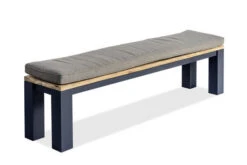 OUTFLEXX Oxford Bank, Dark Grey/natur, Alu/recycled FSC®-Teak, 190x40x45cm, Rustikal Gebürstet -Garden Ease Wohnen Verkaufe 4 20338.jpg