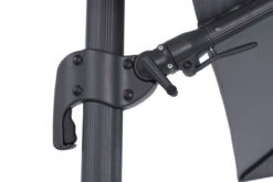 OUTFLEXX Ampelschirm, Anthrazit/grau, Alu/Polyester, 350x350cm, Inkl. Plattenständer -Garden Ease Wohnen Verkaufe 4 20363.jpg