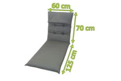 DOPPLER Liegenauflage, Grau, Dralon, 195 X 60 X 8 Cm, Inklusive Befestigungsbänder 7 DOPPLER Liegenauflage, Grau, Dralon, 195 X 60 X 8 Cm, Inklusive Befestigungsbänder -Garden Ease Wohnen Verkaufe 4 20928.jpg