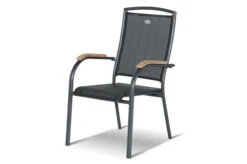 HARTMAN Sondermodell Xanadu / Raffaelo Sitzgruppe, Xerix/anthrazit, Alu/Glaskeramik, 8 Stapelsessel, 220/280x100cm -Garden Ease Wohnen Verkaufe 4 21097.jpg