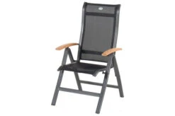 HARTMAN Sondermodell Xanadu / Alice Esstischgarnitur, Xerix/schwarz, Alu/Glaskeramik, 4x4 Textilen, 6 Stapelsessel, 2 Multipos, 220/280x100cm -Garden Ease Wohnen Verkaufe 4 21110.jpg