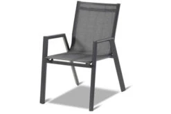 HARTMAN Xanadu / Aruba Esstischgarnitur, Xerix/anthrazit, Alu/Teakholz, 6 Stapelsessel, 220x100cm -Garden Ease Wohnen Verkaufe 4 21177.jpg