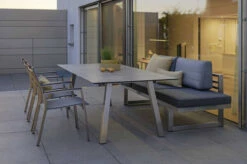 STERN New Holly Dining-Bank/Liege, Silbergrau, Edelstahl, 216x77x73 Cm, Inkl. Polster Schiefergrau -Garden Ease Wohnen Verkaufe 4 21894.jpg