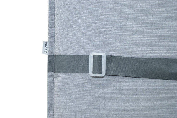 DOPPLER Lyra Liegenauflage, Hellgrau, Baumwolle/Polyester, 200x60x7cm, Inkl. Befestigungsbänder Und Kopfkissen 4 DOPPLER Lyra Liegenauflage, Hellgrau, Baumwolle/Polyester, 200x60x7cm, Inkl. Befestigungsbänder Und Kopfkissen – Bild 4