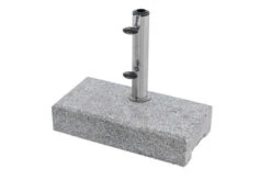 DOPPLER Granitsockel, Grau, Edelstahl/Granit, 25kg, Für Schirmstöcke Von 25-48 Mm -Garden Ease Wohnen Verkaufe 4 22342.jpg
