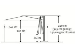 Schneider® SCHNEIDER Rhodos Junior Ampelschirm, Apfelgrün, Quadratisch, 270 X 270 Cm -Garden Ease Wohnen Verkaufe 5 12049 3.jpg