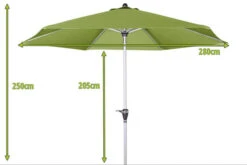 DOPPLER Active Auto Tilt Mittelstockschirm, Grün, Aluminium/Textil, Ø 280 Cm, Mit Kurbel -Garden Ease Wohnen Verkaufe 5 12352 2.jpg