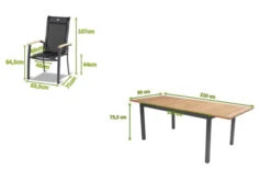 HARTMAN Gartenmöbel-Set, Xerix-anthrazit, Alu/Teakholz, 4x4 Textilen, 210/150x90 Cm, 6 Personen -Garden Ease Wohnen Verkaufe 5 13971.jpg