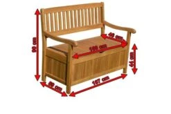 Ploß Aufbewahrungsbank, FSC-Akazie, 107 X 59 X 90 Cm, Inkl. Zinkbeschlägen -Garden Ease Wohnen Verkaufe 5 16526.jpg