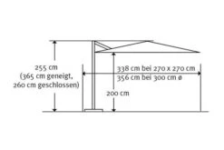 Schneider® SCHNEIDER Rhodos Eco Twist Ampelschirm, Anthrazit, Rund, Ø 300 Cm -Garden Ease Wohnen Verkaufe 5 16622.jpg