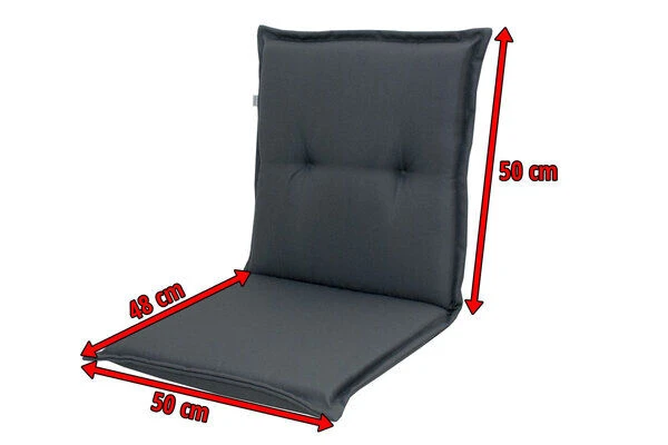 DOPPLER Comfort Stuhlauflage Niederlehner, Anthrazit, Polyester, 100 X 50 X 7 Cm 5 DOPPLER Comfort Stuhlauflage Niederlehner, Anthrazit, Polyester, 100 X 50 X 7 Cm – Bild 5
