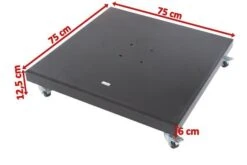 OUTFLEXX Schirmständer, Granit, 75x75x12,5cm, 90kg, Mit Lenkrollen -Garden Ease Wohnen Verkaufe 5 18882.jpg