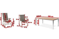 STERN Cardiff Esstischgruppe, Silber/taupe, Edelstahl/Teak, Tisch 200 X 100 Cm, 6 Stapel-, 2 Multipositionssessel 12 STERN Cardiff Esstischgruppe, Silber/taupe, Edelstahl/Teak, Tisch 200 X 100 Cm, 6 Stapel-, 2 Multipositionssessel -Garden Ease Wohnen Verkaufe 5 19727.jpg