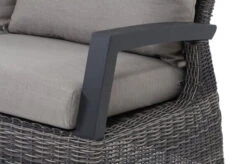 SIENA GARDEN Corido 2-Sitzer Sofa, Charcoal, Alu / Gardino®-Geflecht, 136x83x88 Cm, Armlehne Links -Garden Ease Wohnen Verkaufe 5 20190.jpg