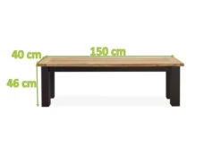 OUTFLEXX Oxford Bank, Dark Grey/natur, Alu/recycled FSC®-Teak, 150x40x45cm, Rustikal Gebürstet -Garden Ease Wohnen Verkaufe 5 20334.jpg