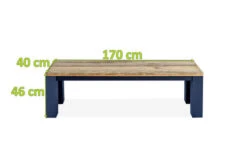 OUTFLEXX Oxford Bank, Dark Grey/natur, Alu/recycled FSC®-Teak, 170x40x45cm, Rustikal Gebürstet -Garden Ease Wohnen Verkaufe 5 20336.jpg