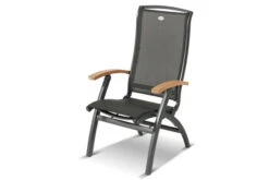 HARTMAN Xanadu / Da Vinci Sitzgruppe, Xerix/anthrazit, Alu/Teakholz, 2 Diningsessel, 6 Multipos, 220x100cm -Garden Ease Wohnen Verkaufe 5 21149.jpg