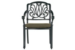 HARTMAN Amalfi Bistro-Set, Dunkelgrün, Alu-Guss, 2 Diningsessel, Inkl. Polster, Ø62 Cm -Garden Ease Wohnen Verkaufe 5 21181.jpg