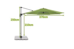 DOPPLER Active Pendelschirm, Fresh Green, Alu/Polyester, 370cmx210 Cm, Mit Kurbel, 360°-drehbar -Garden Ease Wohnen Verkaufe 5 22346.jpg
