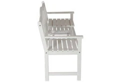 VILLANA Gartenbank, Weiß, Akazienholz, 152 X 59 X 86 Cm, 2-3 Personen, Klapptisch-Funktion -Garden Ease Wohnen Verkaufe 6 13851.jpg
