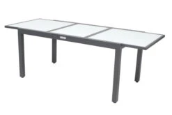 VILLANA Esstischgarnitur, Anthrazit/grau, Alu/Textil, Tisch 160/220 Cm, 8 Stapelstühle -Garden Ease Wohnen Verkaufe 6 13888.jpg