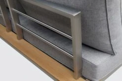 OUTFLEXX 2-Sitzer Sofa, Silber/grau, Edelstahl/FSC-Teakholz/Textil, 168 X 79 X 64 Cm -Garden Ease Wohnen Verkaufe 6 18294.jpg