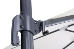 OUTFLEXX Ampelschirm, Anthrazit/creme, Pulverbesch. Aluminium, 400x300cm, Inkl. Plattenständer -Garden Ease Wohnen Verkaufe 6 18347.jpg