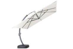 OUTFLEXX Luxus Ampelschirm, Anthrazit/creme, Edelstahl/Aluminium, 350x350cm, Inkl. Schirmständer Und Schutzhülle -Garden Ease Wohnen Verkaufe 6 18351.jpg