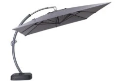 OUTFLEXX Luxus Ampelschirm, Anthrazit, Edelstahl/Aluminium, 350x350cm, Inkl. Schirmständer Und Schutzhülle -Garden Ease Wohnen Verkaufe 6 18352.jpg