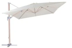 OUTFLEXX Ampelschirm, Creme, Aluminium In Holzoptik, 400x300cm, Inkl. Plattenständer -Garden Ease Wohnen Verkaufe 6 18511.jpg