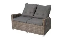 OUTFLEXX Dining 2-Sitzer Sofa, Grau, Polyrattan, 148 X 83 X 110 Cm, Stufenlos Verstellbar -Garden Ease Wohnen Verkaufe 6 18912.jpg