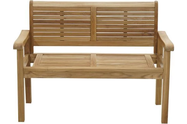Ploß Zweisitzer Landhausbank York, Premium-Teak, Natur, 120x64x95 Cm 6 Ploß Zweisitzer Landhausbank York, Premium-Teak, Natur, 120x64x95 Cm – Bild 6