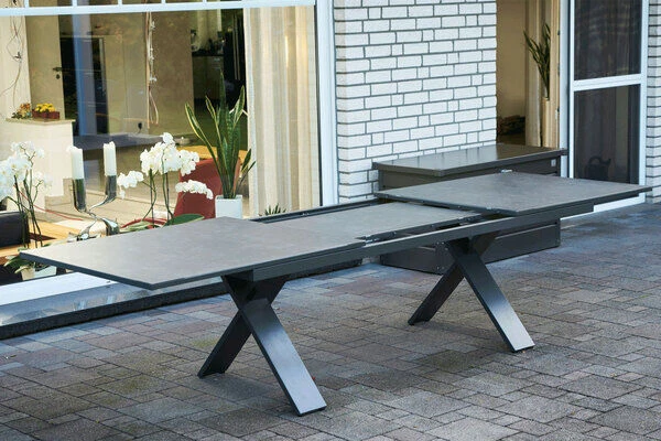 HARTMAN Sondermodell Xanadu / Aruba Set, Xerix/anthrazit, Alu/Glaskeramik, 6 Multipos, 220/280x100cm 6 HARTMAN Sondermodell Xanadu / Aruba Set, Xerix/anthrazit, Alu/Glaskeramik, 6 Multipos, 220/280x100cm – Bild 6