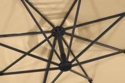 Schneider® SCHNEIDER Rhodos Eco Twist Ampelschirm, Natur, Rund, Ø 300 Cm -Garden Ease Wohnen Verkaufe 7 16620.jpg