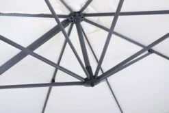 OUTFLEXX Ampelschirm, Anthrazit/creme, Pulverbesch. Aluminium, 400x300cm, Inkl. Plattenständer -Garden Ease Wohnen Verkaufe 7 18347.jpg