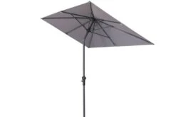 OUTFLEXX Mittelstockschirm, Hellgrau, Pulverbesch. Aluminium/Polyester PA-beschichtet, 270x150cm -Garden Ease Wohnen Verkaufe 7 18350.jpg