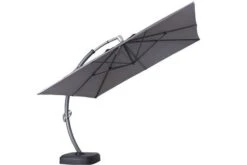 OUTFLEXX Luxus Ampelschirm, Anthrazit, Edelstahl/Aluminium, 350x350cm, Inkl. Schirmständer Und Schutzhülle -Garden Ease Wohnen Verkaufe 7 18352.jpg