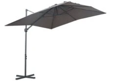 OUTFLEXX Ampelschirm, Anthrazit, Pulverbesch. Aluminium, 250x250cm, Inkl. Plattenständer -Garden Ease Wohnen Verkaufe 7 18354.jpg