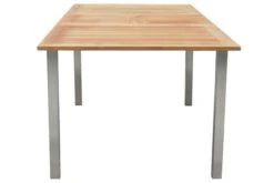 STERN Cardiff Esstischgruppe, Silber/silbergrau, Edelstahl/FSC-Teak, Tisch 150/200 X 90 Cm, 6 Multipositionssessel -Garden Ease Wohnen Verkaufe 7 19749.jpg