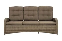 Ploß Rabida Comfort Dining / Lounge 3-Sitzer Sofa, Champagner-meliert, Polyrattan, 210x85x112 Cm, Verstellbar 26 Ploß Rabida Comfort Dining / Lounge 3-Sitzer Sofa, Champagner-meliert, Polyrattan, 210x85x112 Cm, Verstellbar -Garden Ease Wohnen Verkaufe 7 20164.jpg