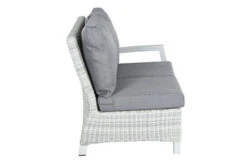 SIENA GARDEN Corido 2-Sitzer Sofa, Ice Grey, Alu / Gardino®-Geflecht, 136x83x88 Cm, Armlehne Links -Garden Ease Wohnen Verkaufe 7 20191.jpg