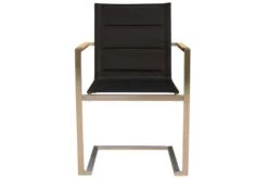 OUTFLEXX Sitzgruppe, Schwarz, Edelstahl/FSC-Teak, Ø 170 Cm, 6 Freischwinger, Inkl. Drehbarer Granitplatte + Eiskühler -Garden Ease Wohnen Verkaufe 8 16570.jpg