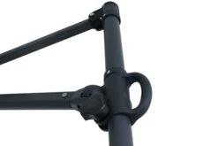 OUTFLEXX Ampelschirm, Anthrazit/creme, Pulverbesch. Aluminium, 250x250cm, Inkl. Plattenständer -Garden Ease Wohnen Verkaufe 8 18353.jpg