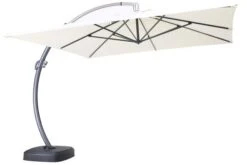 OUTFLEXX Luxus Ampelschirm, Anthrazit/creme, Edelstahl/Aluminium, 350x350cm, Inkl. Schirmständer Und Schutzhülle -Garden Ease Wohnen Verkaufe 9 18351.jpg